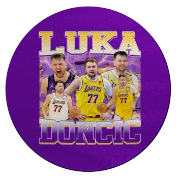 Luka Doncic Basketball , Επιφάνεια κοπής γυάλινη στρογγυλή (30cm)