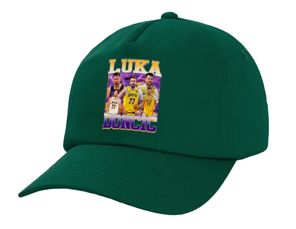 Luka Doncic Basketball — Twill Καπέλο παιδικό Bottle Green (100% ΒΑΜΒΑΚΕΡΟ, ΠΑΙΔΙΚΟ, UNISEX)