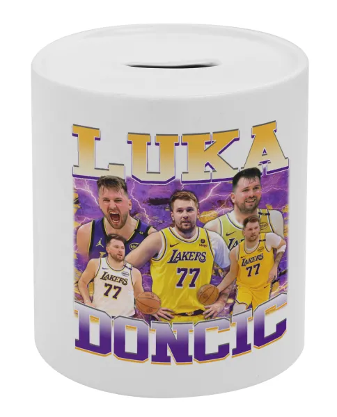 Luka Doncic Basketball — Κουμπαράς πορσελάνης με τάπα