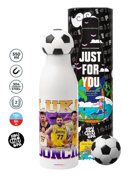 Luka Doncic Basketball — Soccer Metal mug thermos, double wall, 550ml