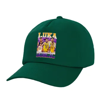 Luka Doncic Basketball , Twill Καπέλο παιδικό Bottle Green (100% ΒΑΜΒΑΚΕΡΟ, ΠΑΙΔΙΚΟ, UNISEX)