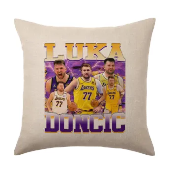 Luka Doncic Basketball , Μαξιλάρι καναπέ ΛΙΝΟ 40x40cm περιέχεται το  γέμισμα