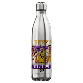 Luka Doncic Basketball , Μεταλλικό παγούρι θερμός Inox (Stainless steel), διπλού τοιχώματος, 750ml
