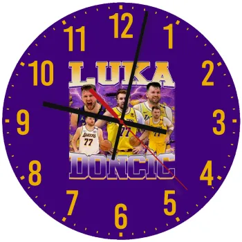 Luka Doncic Basketball , Ρολόι τοίχου ξύλινο (30cm)