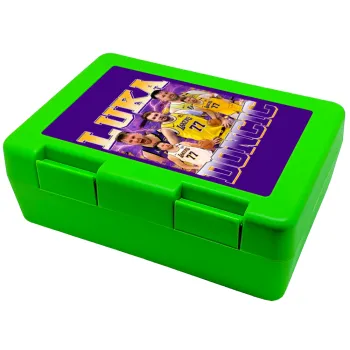 Luka Doncic Basketball , Children's cookie container GREEN 185x128x65mm (BPA free plastic)