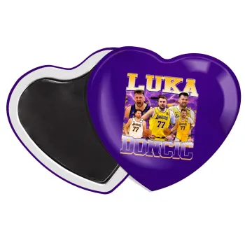 Luka Doncic Basketball , Μαγνητάκι καρδιά (57x52mm)