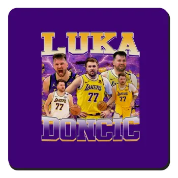 Luka Doncic Basketball , Τετράγωνο μαγνητάκι ξύλινο 9x9cm