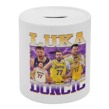 Luka Doncic Basketball , Κουμπαράς πορσελάνης με τάπα