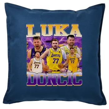 Luka Doncic Basketball , Sofa cushion Blue 50x50cm includes filling