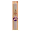 Easter Set, wooden keychain & scented Easter candle flat (30cm) (GRAY)