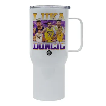 Luka Doncic Basketball , Mega Stainless steel Tumbler with lid, double wall 750L