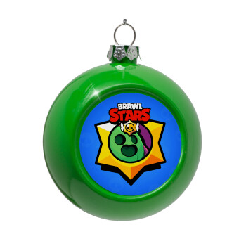 Brawl Stars Spike, Στολίδι Χριστουγεννιάτικη μπάλα δένδρου Πράσινο 8cm