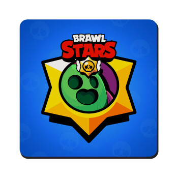 Brawl Stars Spike, Τετράγωνο μαγνητάκι ξύλινο 9x9cm
