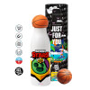 Bascetball Metal mug thermos, double wall, 550ml