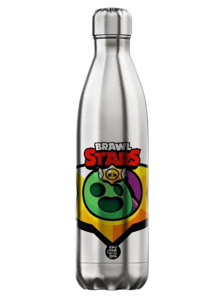 Brawl Stars Spike — Inox (Stainless steel) hot metal mug, double wall, 750ml