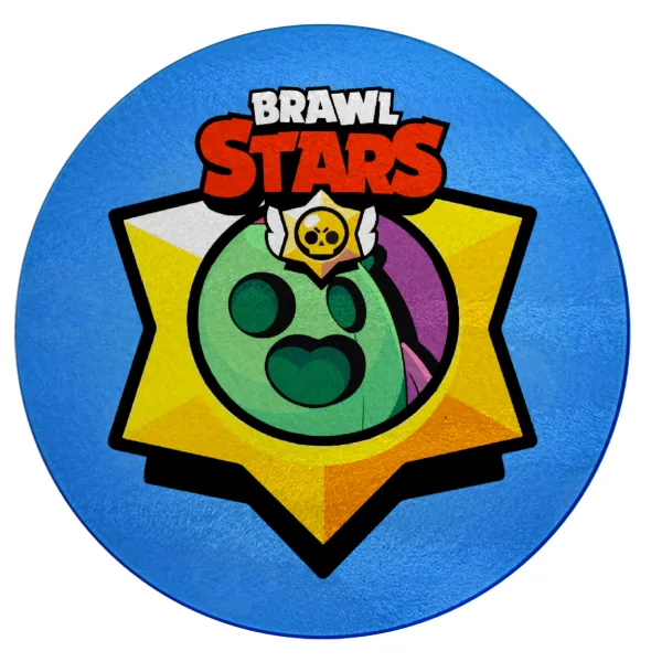 Brawl Stars Spike — Επιφάνεια κοπής γυάλινη στρογγυλή (30cm)