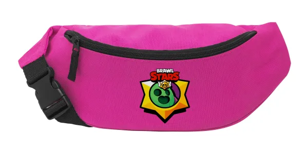 Brawl Stars Spike — Unisex waist bag (banana) in PINK color with 2 pockets