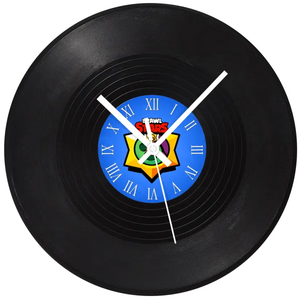 Brawl Stars Spike — Vinyl record wall clock (30cm)