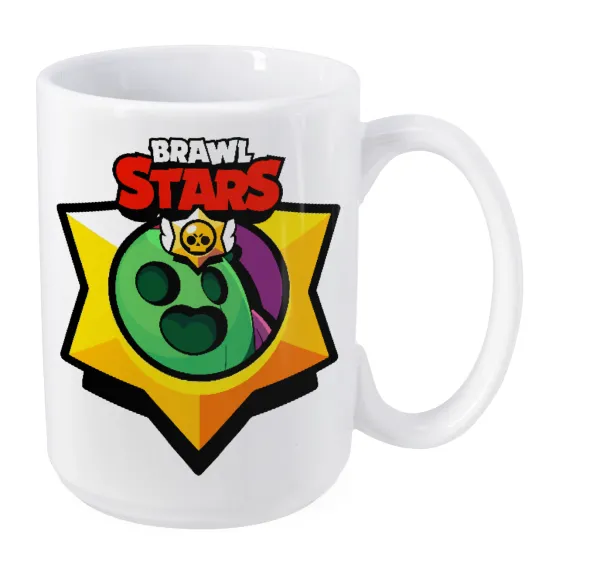 Brawl Stars Spike — Mega mug, ceramic, 450ml