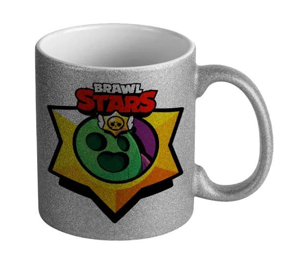 Brawl Stars Spike — Glitter Ασημένια