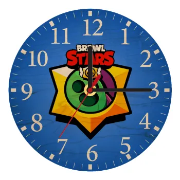 Brawl Stars Spike, Ρολόι τοίχου ξύλινο plywood (20cm)