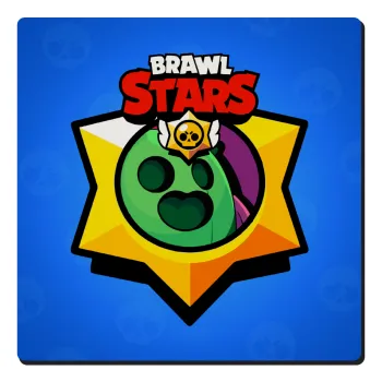 Brawl Stars Spike, Τετράγωνο μαγνητάκι ξύλινο 6x6cm