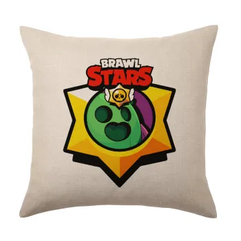 Brawl Stars Spike, Μαξιλάρι καναπέ ΛΙΝΟ 40x40cm περιέχεται το  γέμισμα