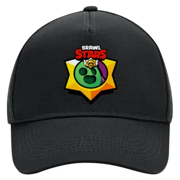 Brawl Stars Spike, Καπέλο Ενηλίκων Ultimate ΜΑΥΡΟ, (100% ΒΑΜΒΑΚΕΡΟ DRILL, ΕΝΗΛΙΚΩΝ, UNISEX, ONE SIZE)