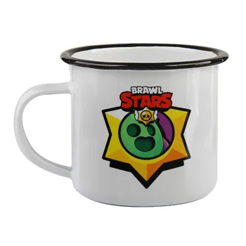 Brawl Stars Spike, Κούπα εμαγιέ με μαύρο χείλος 360ml