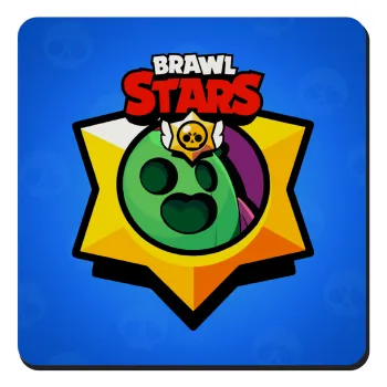 Brawl Stars Spike, Τετράγωνο μαγνητάκι ξύλινο 9x9cm