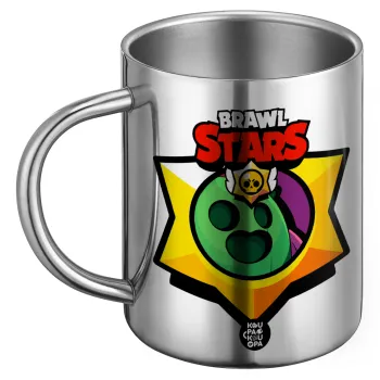 Brawl Stars Spike, Ανοξείδωτη Μεταλλική Κούπα 450ml - Διπλού Τοιχώματος