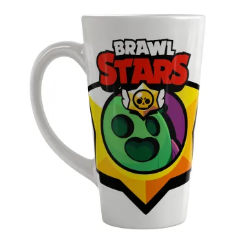 Brawl Stars Spike, Κούπα κωνική Latte Μεγάλη, κεραμική, 450ml