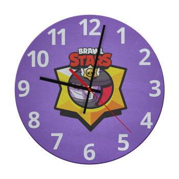 Brawl Stars Mortis, Ρολόι τοίχου γυάλινο (30cm)
