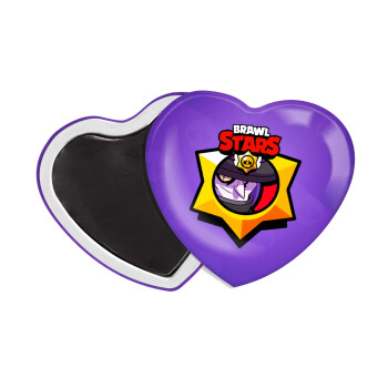 Brawl Stars Mortis, Μαγνητάκι καρδιά (57x52mm)