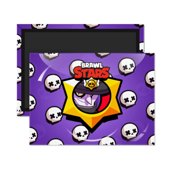 Brawl Stars Mortis, Ορθογώνιο μαγνητάκι ψυγείου διάστασης 9x6cm