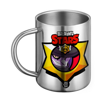 Brawl Stars Mortis, Ανοξείδωτη Μεταλλική Κούπα 450ml - Διπλού Τοιχώματος