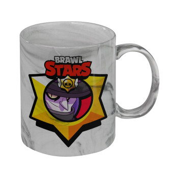 Brawl Stars Mortis, Κούπα κεραμική, marble style (μάρμαρο), 330ml