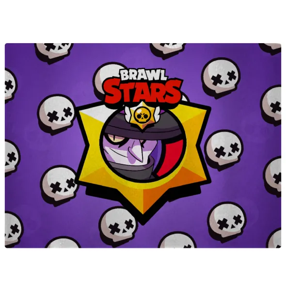 Brawl Stars Mortis — Επιφάνεια κοπής γυάλινη (38x28cm)