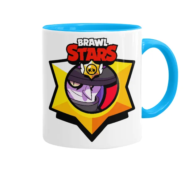 Brawl Stars Mortis — Κούπα χρωματιστή γαλάζια, κεραμική, 330ml