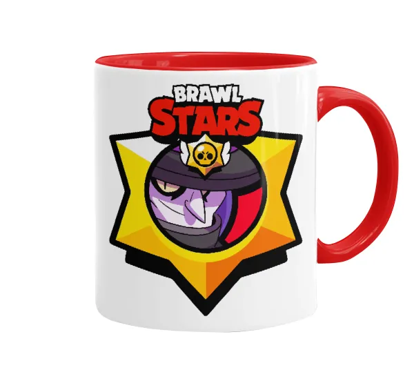 Brawl Stars Mortis — Mug colored red, ceramic, 330ml