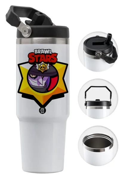 Brawl Stars Mortis — 30oz stainless Steel Tumbler with Handle