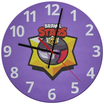 Brawl Stars Mortis, Ρολόι τοίχου γυάλινο (30cm)