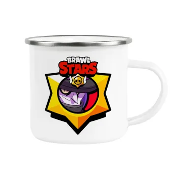 Brawl Stars Mortis, Κούπα Μεταλλική εμαγιέ λευκη 360ml
