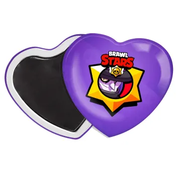 Brawl Stars Mortis, Μαγνητάκι καρδιά (57x52mm)