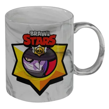 Brawl Stars Mortis, Κούπα κεραμική, marble style (μάρμαρο), 330ml