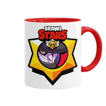 Brawl Stars Mortis, Mug colored red, ceramic, 330ml