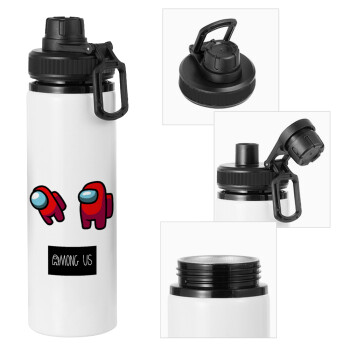 Among US, Metal water bottle with safety cap, aluminum 850ml