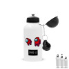 Metal water bottle, White, aluminum 500ml