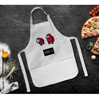 Among US, Ποδιά Σεφ Ολόσωμη Παιδική (με ρυθμιστικά και 2 τσέπες)