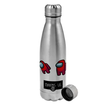 Among US, Metallic water bottle, stainless steel, 750ml